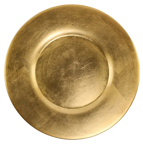 Gold Glass Charger Plate