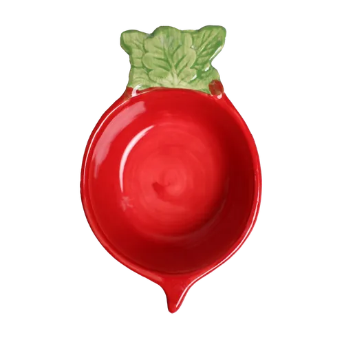 Red Radish Pinch Bowl