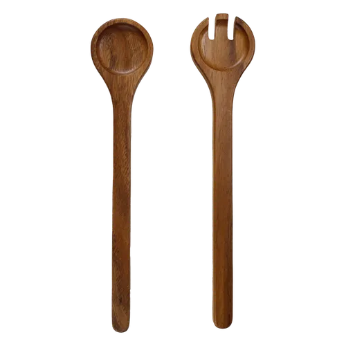 Circle Tip Wooden Serving Set