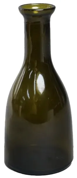Green Glass Bud Vase