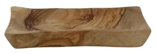 Wood Rectangular Decorative Bowl