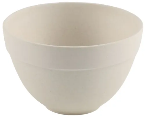 Matte White Bamboo Serving Bowl
