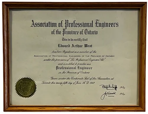 Engineer Diploma In Wood Frame