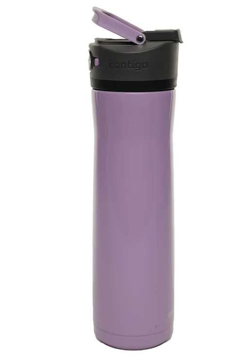 Light Lavender Purple Metal Water Bottle