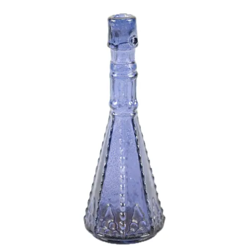 Purple Blue Mini Glass Bud Vase Bottle