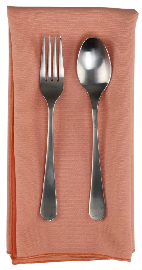 Peach Napkin With Peach Trim