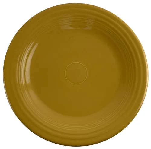 Antique Yellow Dinner Plate