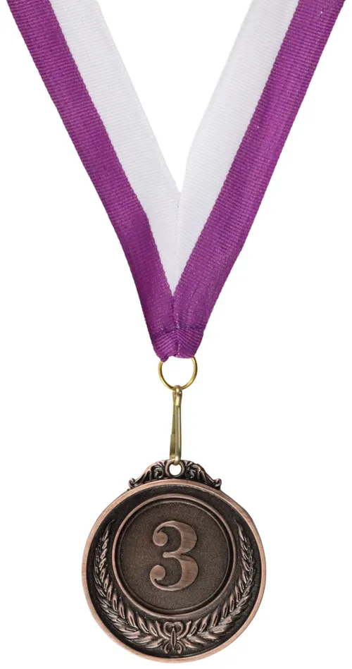 Award Medal On Ribbon - X