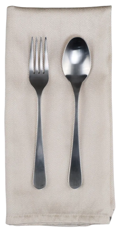 Beige Pinstripe Pattern Napkin