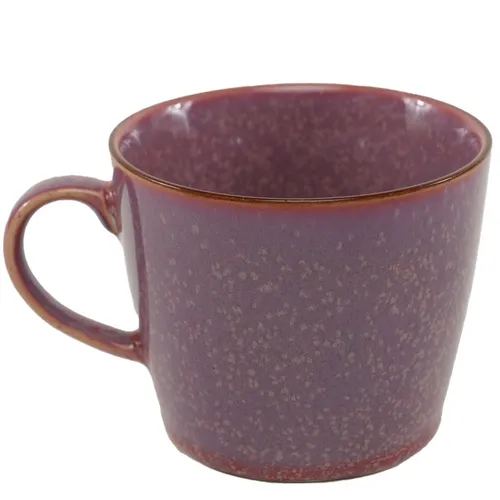Purple Speckled Ceramic Coffee Mug