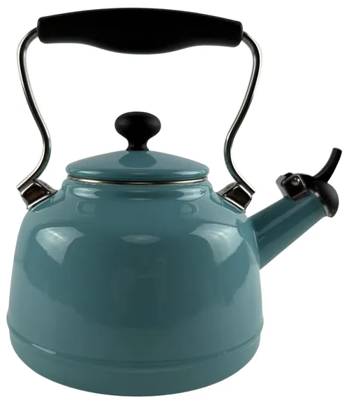 Aqua Enamel Kettle