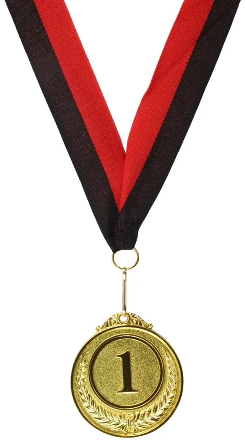 Award Medal On Ribbon - G
