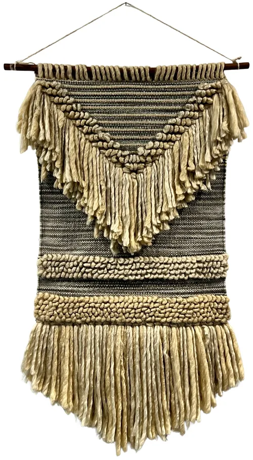 Blue & Cream Bohemian Wall Hanging