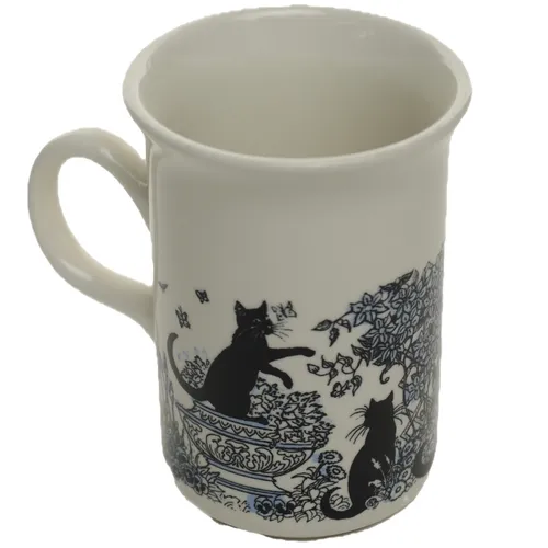 Black Cats In The Garden Mug