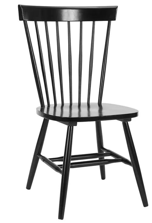 Black Wood Spindle Chair