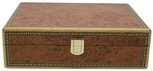 Elm Wood Burl Wood Humidor Box