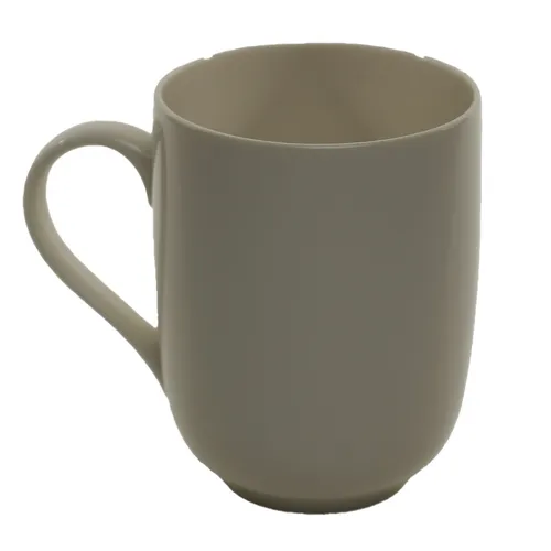 Rounded White Mug