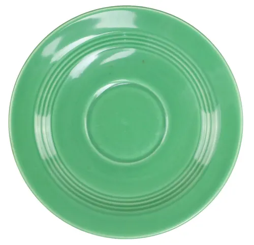 Solid Green Ceramic Saucer