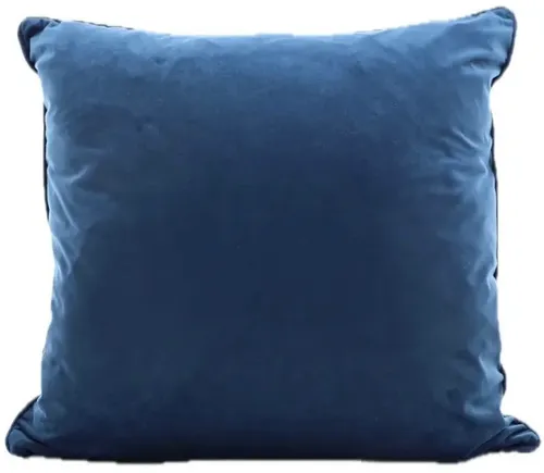 Space Cadet Blue Ultrasuede Throw Pillow