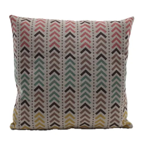 Multicolour Pastel Passing Lanes Throw Pillow