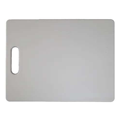 Bone White Plastic Cutting Board With Bottom Grip