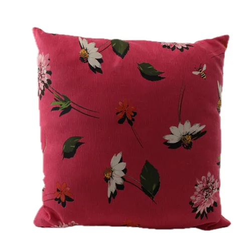 Fuchsia Pink With Daisy & Bee's Throw Pillow