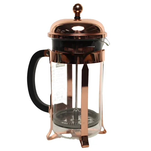 Copper & Glass Coffee French Press