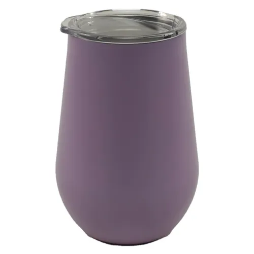 Orchid Pink Metal Travel Mug