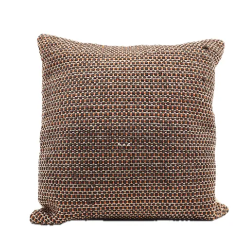 Black Olive & Burnt Orange Throw Pillow