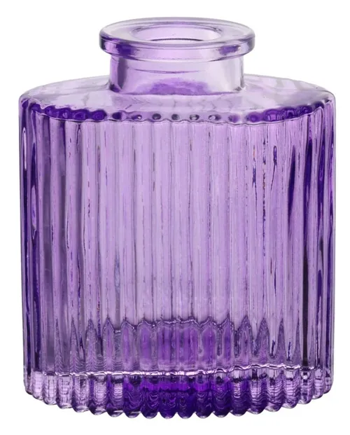 Purple Clear Glass Vase Collection - S
