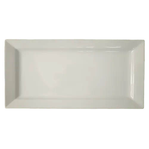White Ceramic Rectangular Platter