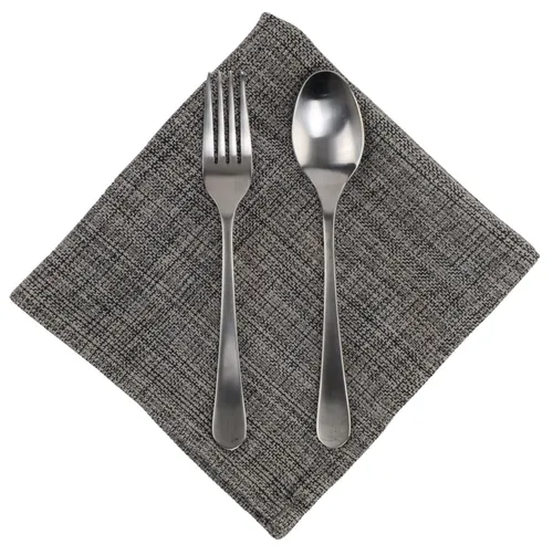 Black & White Melange Cocktail Napkin