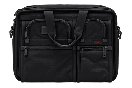 Black Structured Business and Laptop Bag
