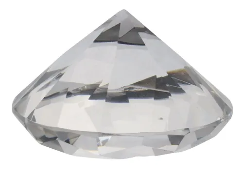 Clear Glass Crystal Diamond Paperweight