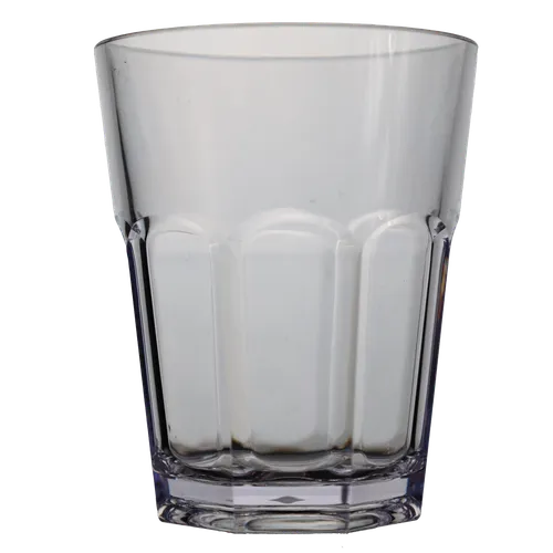 Clear Acrylic Picardie Lowball Tumbler Glass
