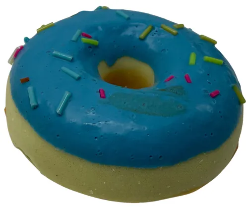 Artificial Blue Mini Doughnut With Sprinkles