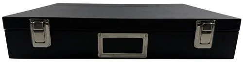 Black Rectangular Document Storage Case