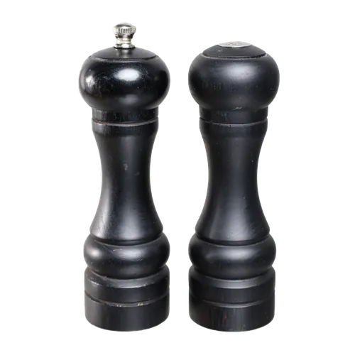 Black Wood Salt & Pepper Set
