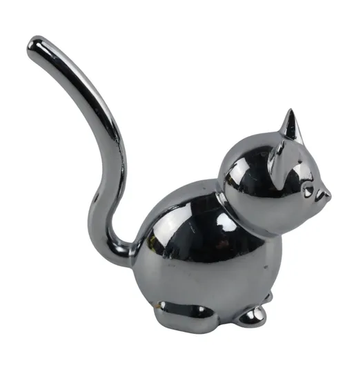 Chrome Plated Metal Cat