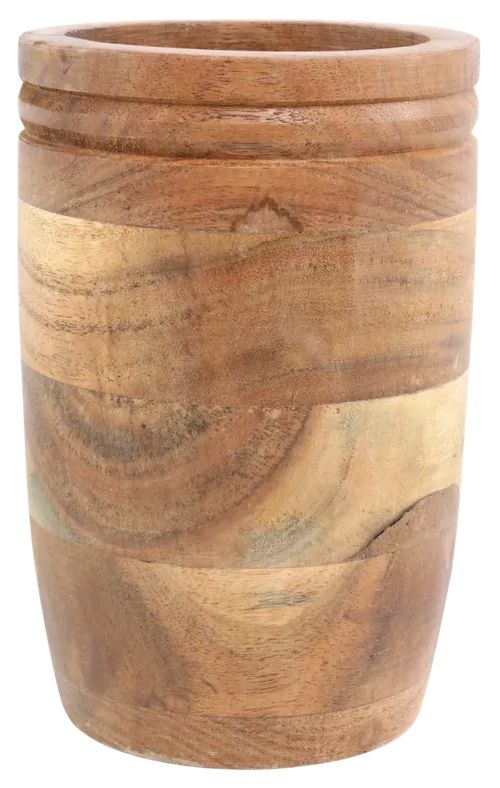 Wood Banded Vase