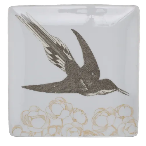 Square Flying Bird Side Plate