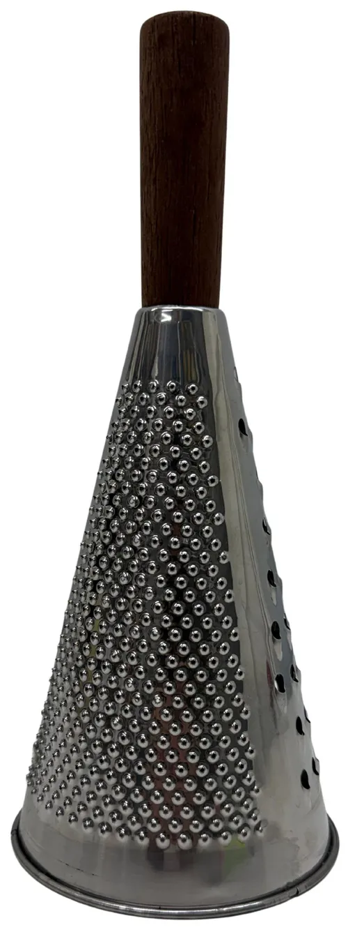 Cone Grater With Dark Wood Handle