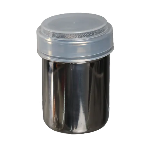 Tin Cup Shaker With Plastic Lid