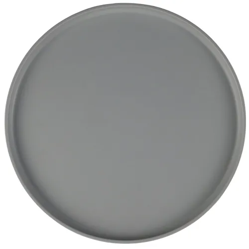 Matte Grey Melamine Dinner Plate