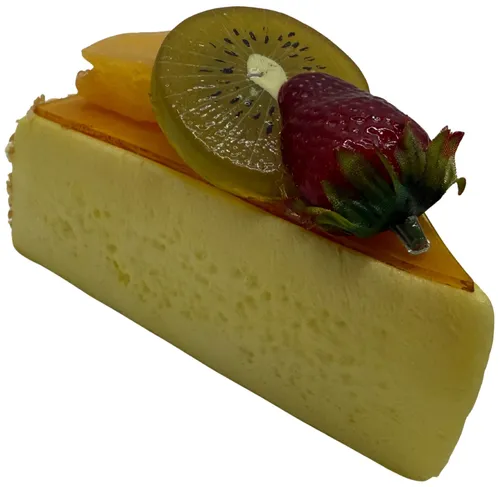 Artificial Fruit Cake Slice