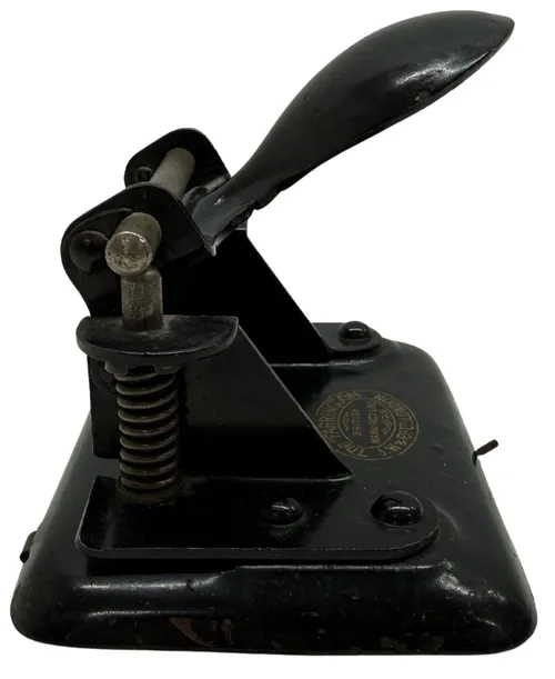 Vintage Metal Two Hole Punch