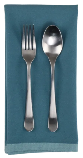 Slate Blue With Light Blue Trim Napkin