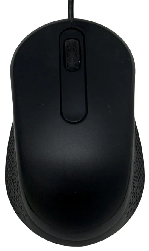 Matte Black Wired Computer Mouse