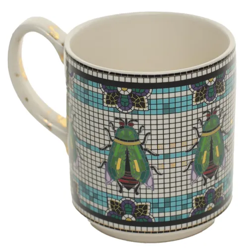 Beetle Mosaic Tile Mug