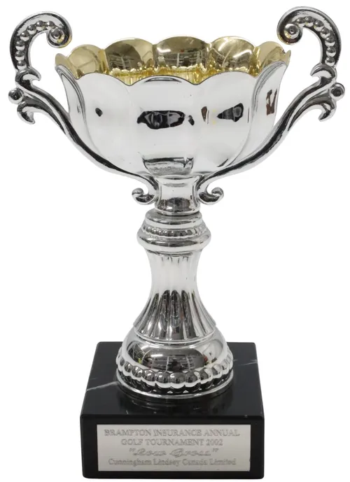 Silver Golf Trophy Cup 